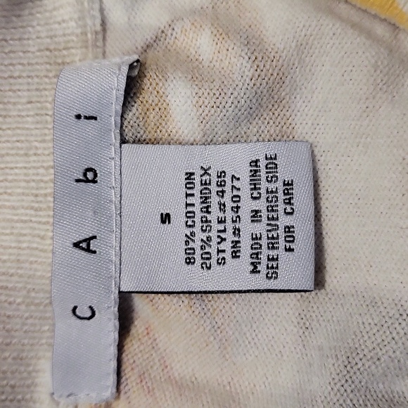 CAbi Fall Cardigan Sweater No show snap Button Front size Small - Picture 2 of 5